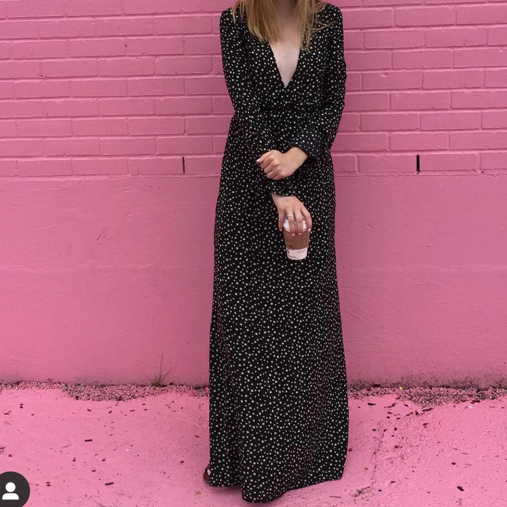 STAR PRINT MAXI DRESS